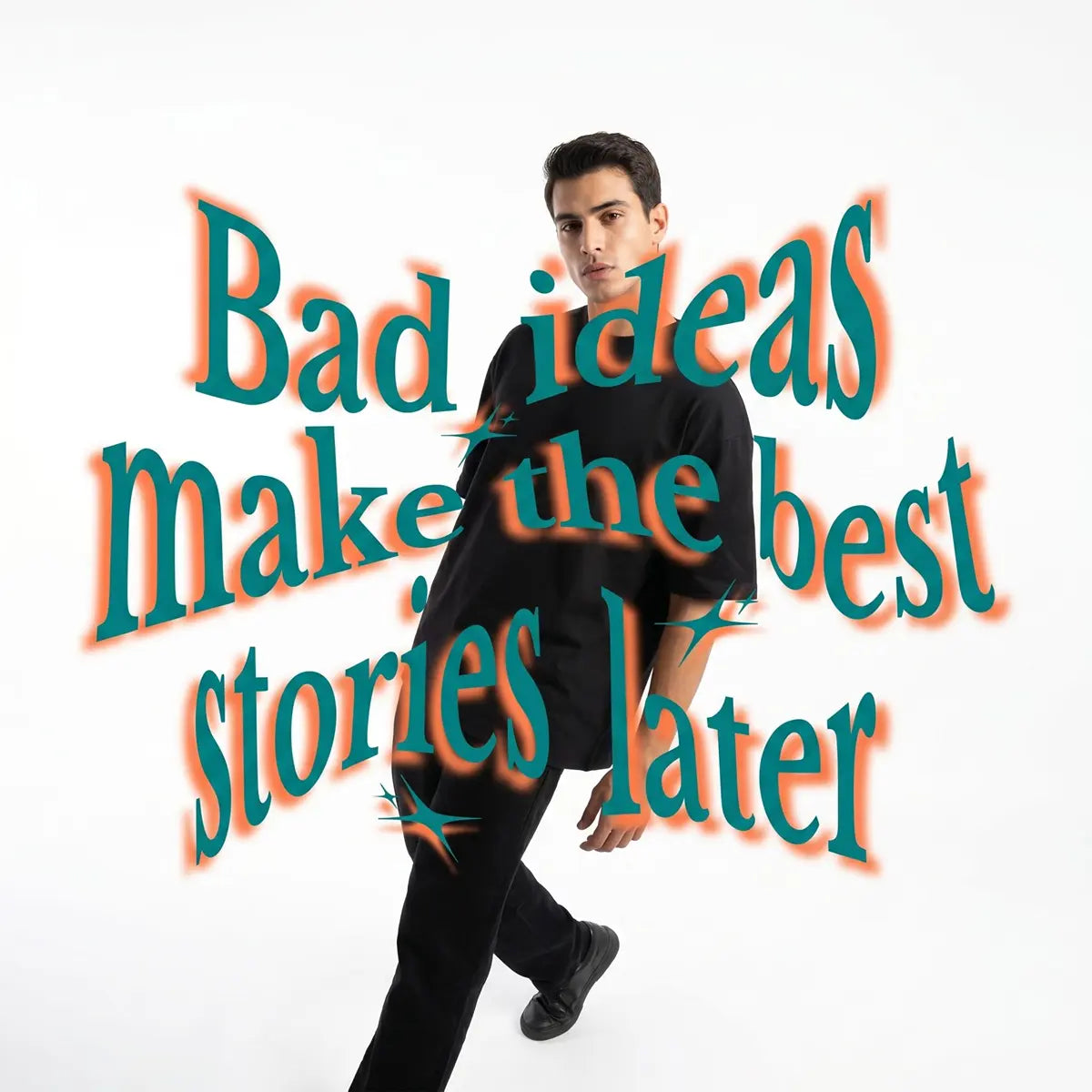 Bad Ideas — Oversized Graphic T-Shirts