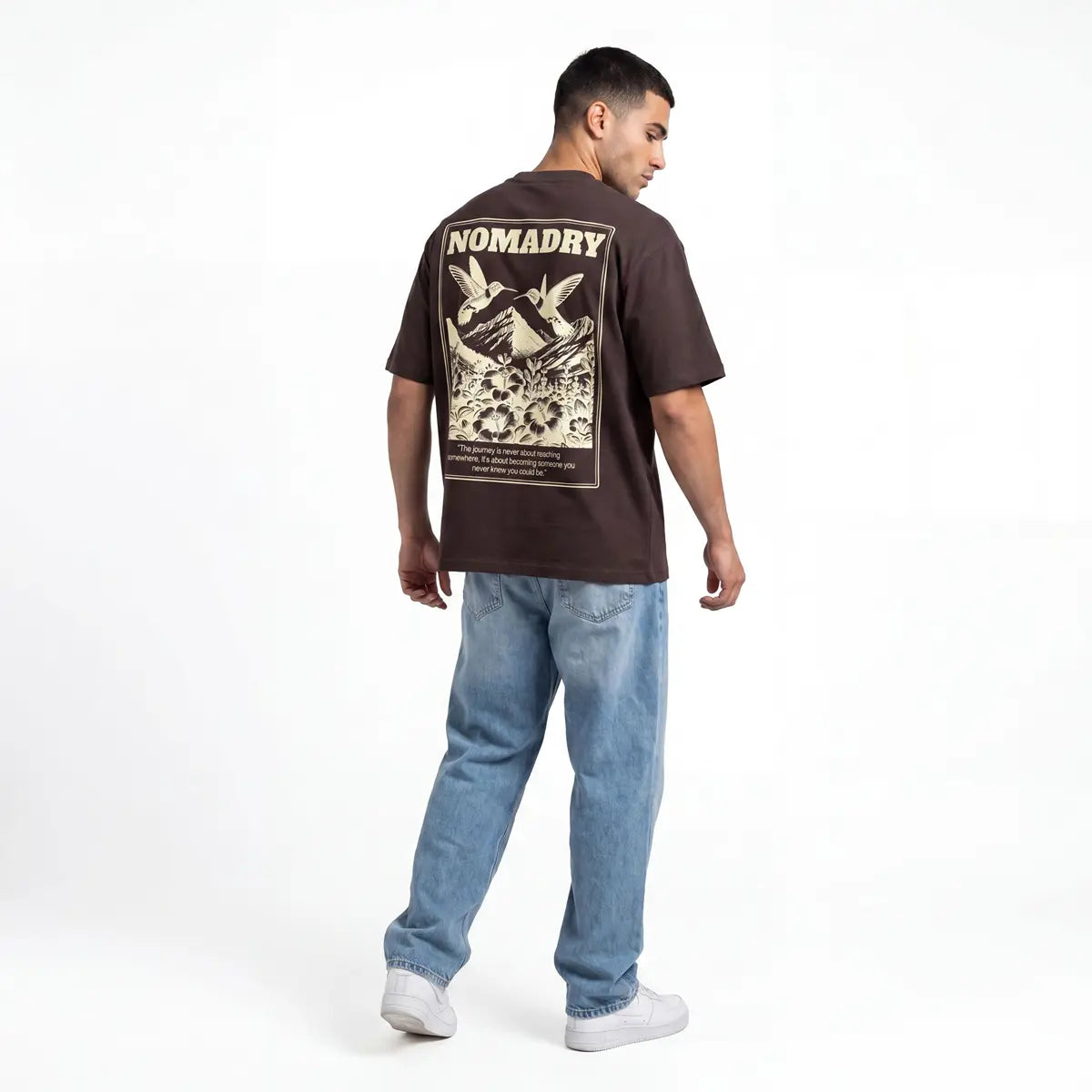Safarnama Travel Printed Oversized T-Shirt