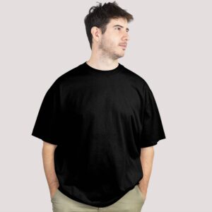 Plain Black Oversized Tshirts