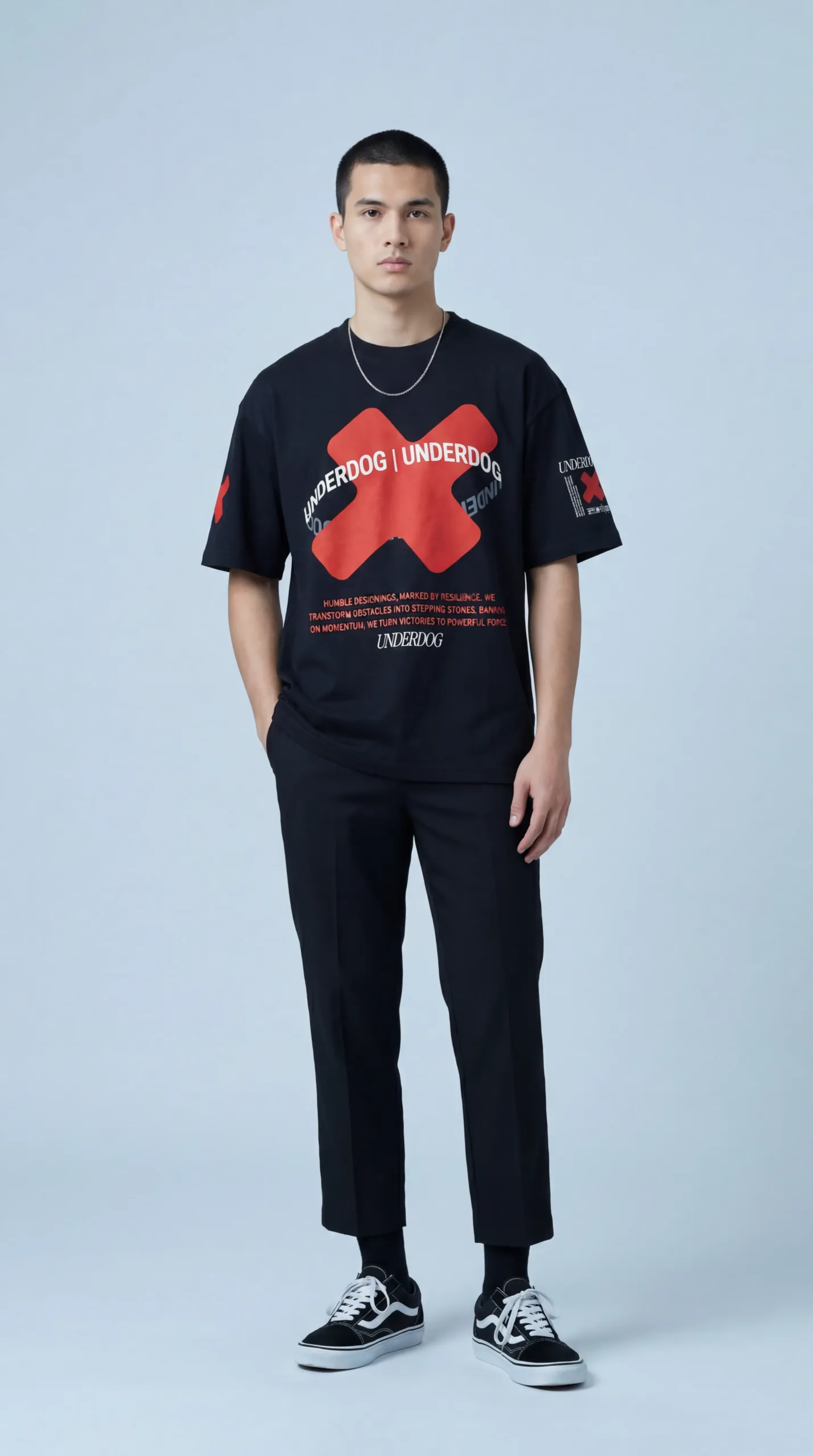 Streetwear Apparel Mockup Video – Model wearing the Shirt- Front