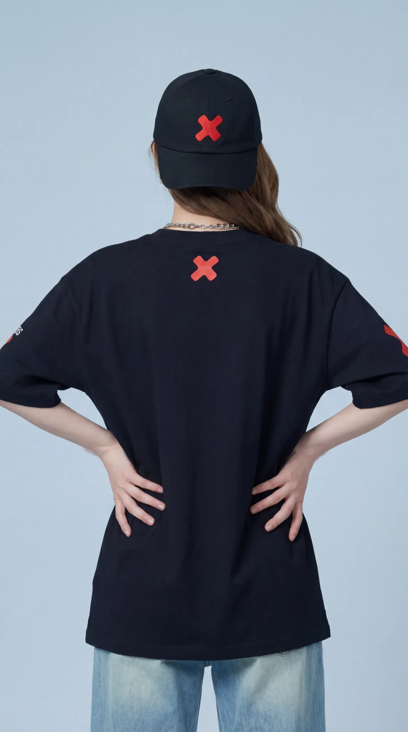 Streetwear Apparel Mockup Video – Model wearing the Shirt and Cap- Back